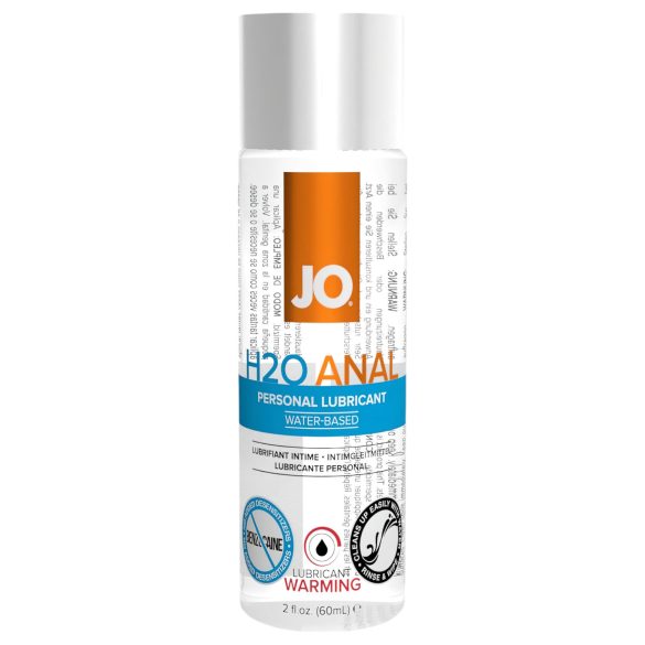 JO H2O Anal Topli Užitak - zagrijavajući lubrikant na bazi vode (60ml)
