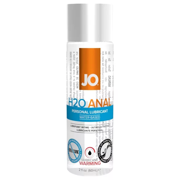 JO H2O Anal Warming - analni lubrikant s efektom grijanja - na bazi vode - 60 ml