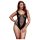 BACI Plus Size - profinjeni mrežasti body - crni (XL-XXL)