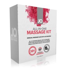 System JO All-in-one - set za zagrijavanje i masažu (3 kom)