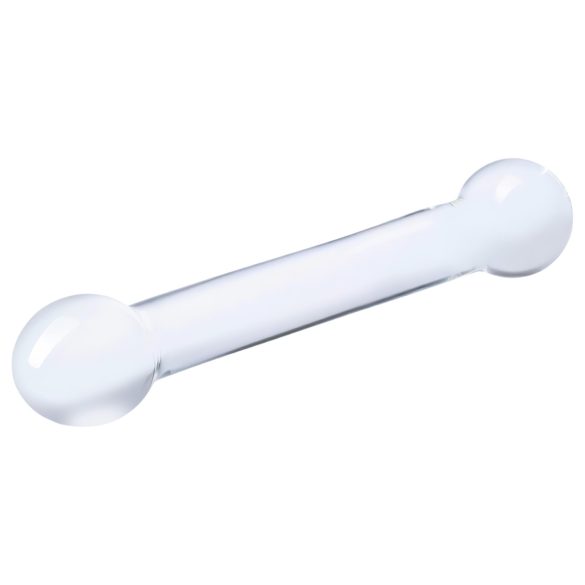 Stakleni dvostrani G-točka dildo (prozirni)