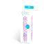 GLAS br. 94 - stakleni dildo s malim kuglicama (roza)