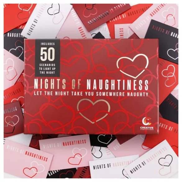FIFTY NIGHTS OF NAUGHTINESS - društvena igra za seks - na engleskom jeziku