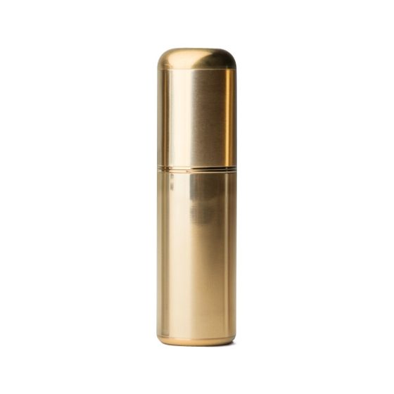Crave Bullet - punjivi mini vibrator za ruževe (zlatni)