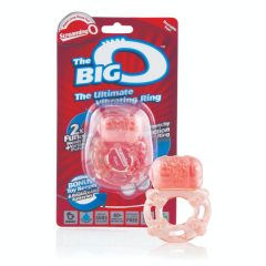 Screaming Big - vibrirajući prsten za penis (breskva)