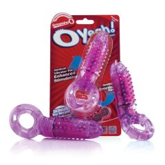   Screaming O Oyeah - vodootporni vibrirajući prsten za penis (ljubičasti)