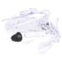 MySecret Screaming Panty - radio vibrator gaćice - bijele (S-L)