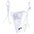 MySecret Screaming Panty - radio vibrator gaćice - bijele (S-L)