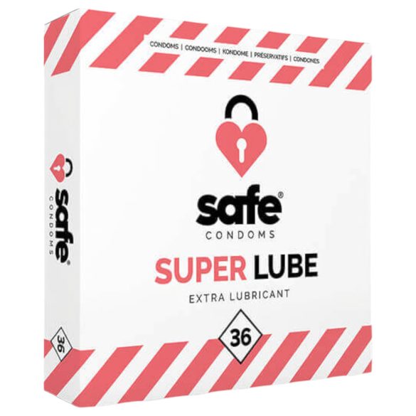 SAFE Super Lube - ekstra podmazani kondomi (36 kom)
