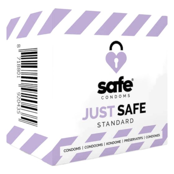 SAFE Just Safe - standardni, vanilla kondom (5 kom)