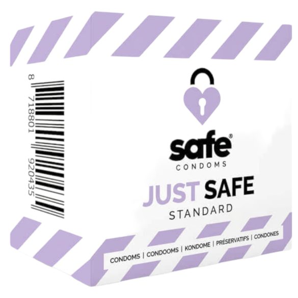 SAFE Just Safe - standardni kondom - vanilija (5 kom)