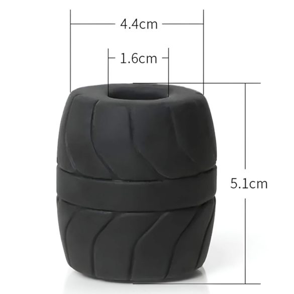 SilaSkin elastični prsten i rastezač za testise (bijeli)