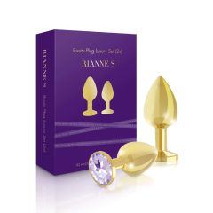 Rianne - 2-dijelni luksuzni analni set (zlato)