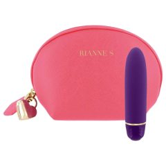   Rianne Essentials Classique Deep - silikonski vibrator za ruževe (ljubičasti)