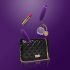 Rianne Essentials Classique Deep - silikonski ruž vibrator (ljubičasti)