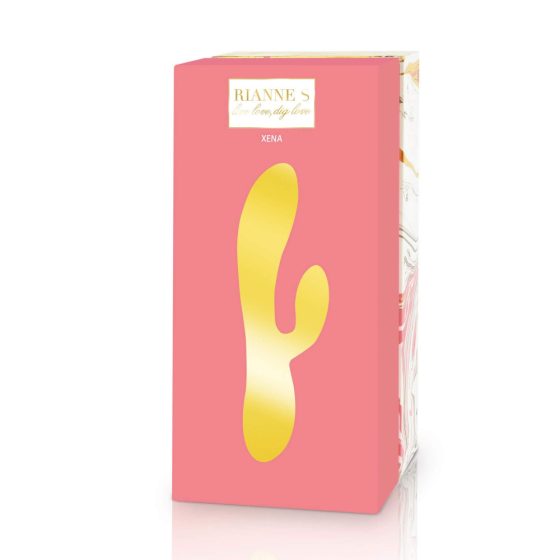 Rianne Essential Xena - punjivi, grijaći vibrator (koraljno-ružičasti)
