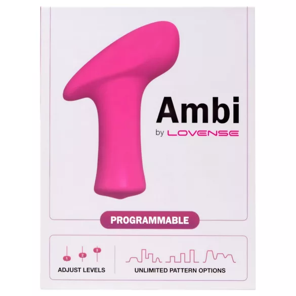 LOVENSE Ambi - vibrator za klitoris s 2 motora - pametan - rozi