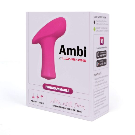 LOVENSE Ambi - Pametni, punjivi vibrator za klitoris s dva motora (ružičasti)
