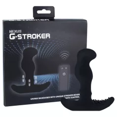   Nexus G-stroker - masažer prostate s daljinskim upravljačem - vibrator - crni