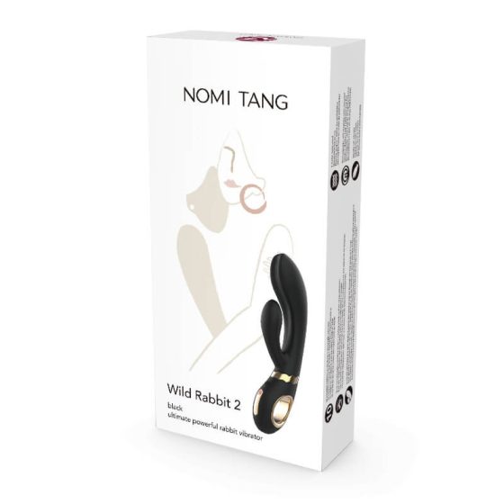 Nomi Tang Wild Rabbit 2 - vibrator za G-točku klitorisa na baterije (crni)