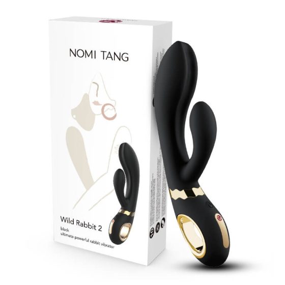 Nomi Tang Wild Rabbit 2 - vibrator za G-točku klitorisa na baterije (crni)