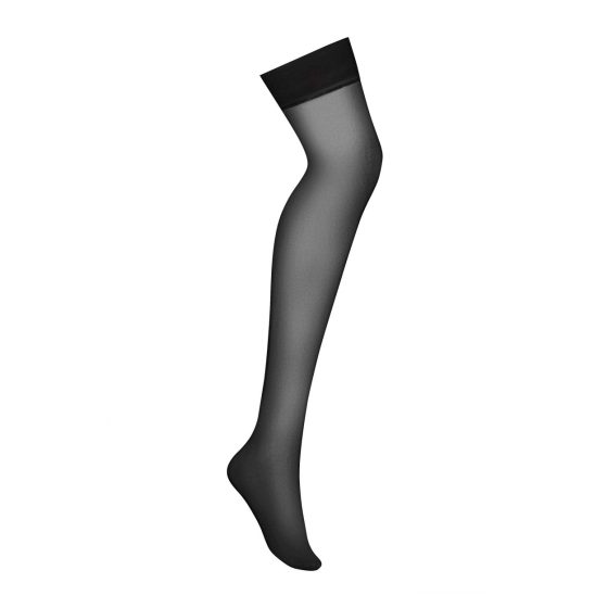 Obsessive S800 - seksi udobne čarape - crne (S/M)