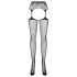 Obsessive S307 - cvjetni set s halterima - crna (S-L)