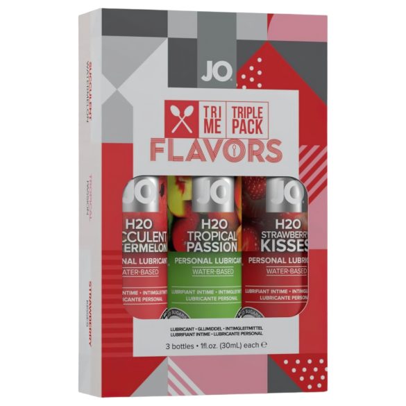 JO System Flavors - set aromatiziranih lubrikanata (3x30ml)