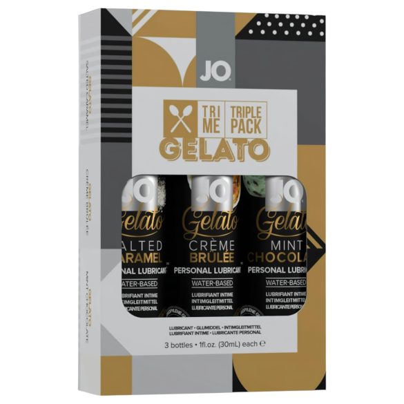JO System Gelato - set aromatiziranih lubrikanata (3x30ml)