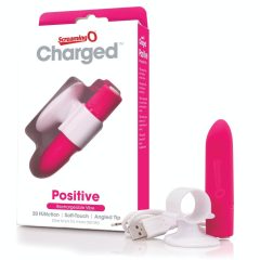  Screaming O Positive - punjivi super jak štapni vibrator (ružičasti)
