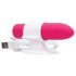 Screaming O Positive - punjivi super jaki ručni vibrator (ružičasti)