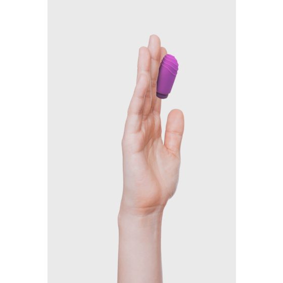 B SWISH Basics - silikonski vibrator za prste (ljubičasti)