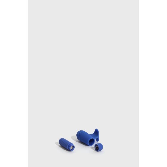 B SWISH Basics - silikonski vibrator za prste (plavi)