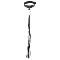 Bijoux Indiscrets - bič i ovratnik - crna