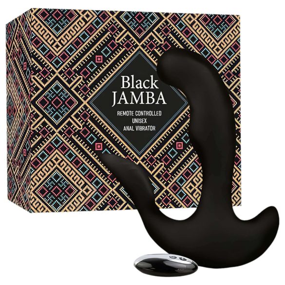 FEELZTOYS Crni Jamba - bežični grijaći analni vibrator (crni)