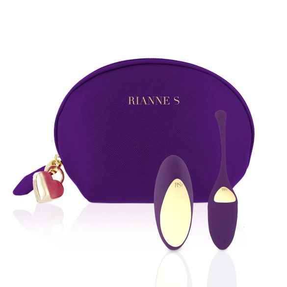 Rianne Essentials Pulsy - bežično vibrirajuće jaje s punjivom baterijom (ljubičasto)