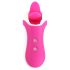 FEELZTOYS Clitella - rotirajući oralni vibrator s baterijom (ružičasti)