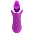FEELZTOYS Clitella - rotirajući oralni vibrator na baterije (ljubičasti)