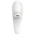 Satisfyer Pro 4 Couples - punjivi zračni valni vibrator za parove (bijeli)