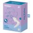 Satisfyer Pro 4 Couples - punjivi zračni valni vibrator za parove (bijeli)