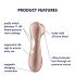 Satisfyer Pro 2 Gen2 - bežični masažer za klitoris (smeđi)