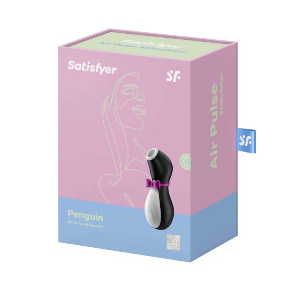 Satisfyer Penguin - vodootporni stimulator klitorisa na baterije (crno-bijeli)