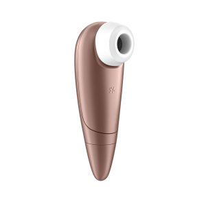Satisfyer 1 Number One - vodootporni stimulator klitorisa sa zračnim valovima (smeđi)