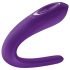 Satisfyer Double Classic - vodootporni punjivi parni vibrator (ljubičasta)
