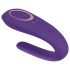 Satisfyer Double Classic - vodootporni punjivi parni vibrator (ljubičasta)