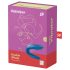 Satisfyer Double Whale - Dvostruki vibrator za parove s 2 motora (plavi)