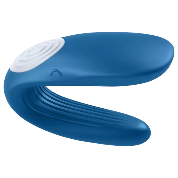 Satisfyer Double Whale - vibrator za parove s 2 motora - plavi