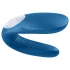 Satisfyer Double Whale - vibrator za parove s 2 motora - plavi