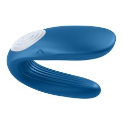   Satisfyer Double Whale - dvomotorni vodootporan, punjivi vibrator za par (plavi)