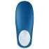 Satisfyer Double Whale - Dvostruki vibrator za parove s 2 motora (plavi)